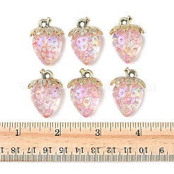 10шт прозрачные акриловые подвески MACR-FS0002-08B