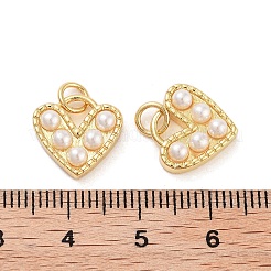 Покрытие стойки латунь АБС-пластик жемчужные подвески KK-Z064-33G