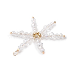 Стеклянные подвески на рождественскую тематику PALLOY-JF02888