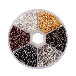 1 коробка с открытыми прыжковыми кольцами латунные прыжковые кольца KK-X0060-4mm