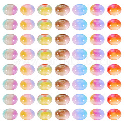 56 шт. 7-х цветные трехцветные европейские бусины из смолы RESI-TA0004-40