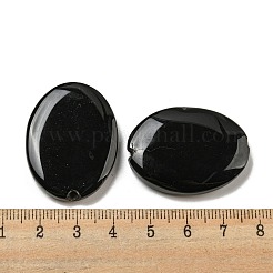 Бусины из натурального черного оникса (окрашенные и с подогревом)&nbsp;G-B070-15