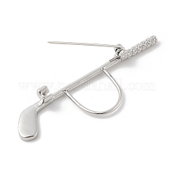 Броши из сплава кубического циркония в виде клюшки для гольфа JEWB-M050-01P-02