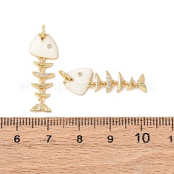 Латунные микро проложить кубического циркония подвески&nbsp;KK-C143-48G-02