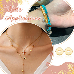 240шт 6 стиля латунные бусины&nbsp;KK-ME0001-69G