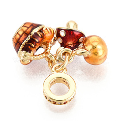 Латунные микро проложить кубического циркония подвески X1-KK-N271-01G