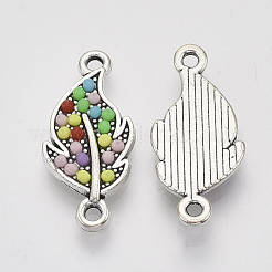 Соединители из сплава с античным серебристым оттенком&nbsp;PALLOY-T072-016AS