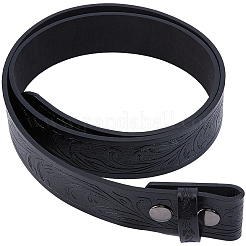 Ремни для талии и живота из искусственной кожи с тиснением в виде цветов для мужчин и женщин&nbsp;AJEW-WH20018-223A