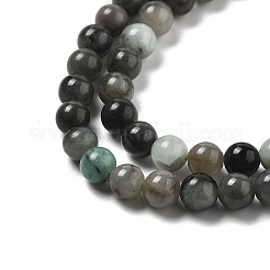 Нити из синтетических изумрудных бусин&nbsp;LS-G-A262-A03-4mm-1