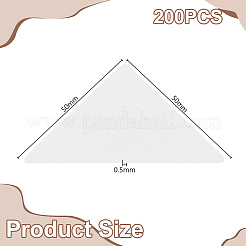 Наклейка для формирования воротника рубашки из ПВХ&nbsp;FIND-WH0441-43