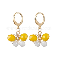 7 пара сережек с подвесками из сплава 7 цветов EJEW-JE05716