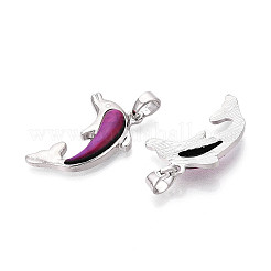 Подвески из сплава и окрашенных натуральных раковин морского ушка&nbsp;PALLOY-T093-07M