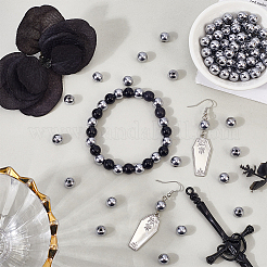 2 нити гальванизированные синтетические немагнитные гематитовые бусины нити&nbsp;G-PA0001-32