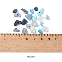 60 г 4 стиля натуральных и синтетических бусинок из драгоценных камней G-FS0001-40