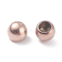 Placcatura ionica (ip) 202 perle in acciaio inossidabile&nbsp;STAS-M295-01RG-01
