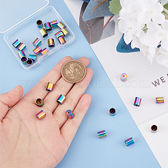 30 шт. ионное покрытие (IP) наконечники шнура из нержавеющей стали 304 STAS-UN0049-15