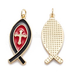 Настоящие кулоны из латуни KK-M219-01G-C