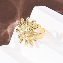 Латунные манжеты с открытыми кольцами&nbsp;RJEW-Z129-02G-01