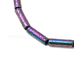 Hebras de cuentas de roca de lava natural galvanizada&nbsp;G-K388-03B-09