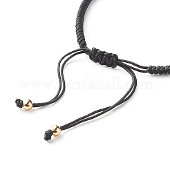 Плетеные браслеты из бисера из смолы от сглаза&nbsp;BJEW-JB07011-02