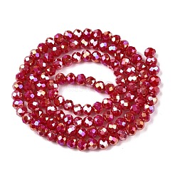 Стеклянные бусины с гальваническим покрытием &nbsp;EGLA-A044-P4mm-B15