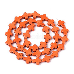 Синтетических нитей бирюзовые бусы G-N352-06