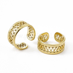 Anillo de acero inoxidable 304 con revestimiento iónico (IP) para mujer&nbsp;RJEW-C060-23G