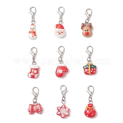 Рождественские подвесные украшения из смолы HJEW-JM04299
