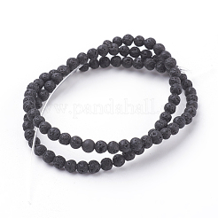 Бусы из натуральной лавы g434-7