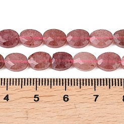 Природного кварца клубники нитей бисера&nbsp;G-H349-A01-14