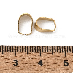 304ステンレススチールスナップオンベイル  イオンプレーティング（ip）  ラックめっき  18KGP本金メッキ  8.5x4x5.5mm  穴：7.5x4mm&nbsp;STAS-P448-07E-G