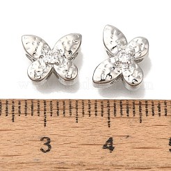 Латунные микро проложить кубического циркония&nbsp;KK-Q001-04P-02