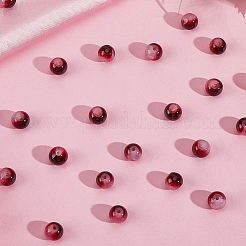 3 прядь кракле окрашенные в духовке имитация нефрита стеклянные бусины нити&nbsp;DGLA-LT0001-01C