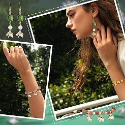 40 шт. 2-х цветные подвески из нержавеющей стали 304&nbsp;STAS-UN0030-08