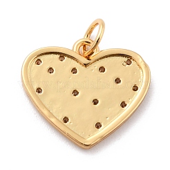 Латунные микропаве прозрачные подвески с фианитом&nbsp;ZIRC-J024-14G