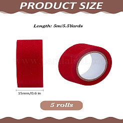 5 Rolle 5m Glitzer-Klebeband aus Kunststoff&nbsp;DIY-LP0002-05B