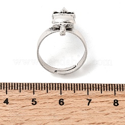 Регулируемые кольца из сплава на Хэллоуин&nbsp;LS-RJEW-C147-01D-AS