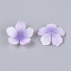 Колпачки для акриловых бусин в виде цветов SACR-T017-51F