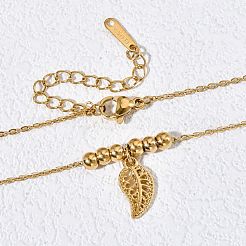 Halsketten mit Anhänger aus Edelstahl 304 für Damen&nbsp;WG91243-04