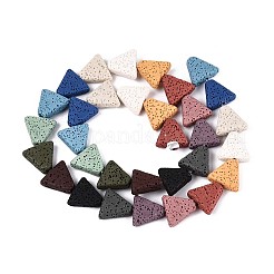 Бусы из натуральной лавы G-N257-21A-01