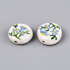 Фарфоровые бусины ручной работы PORC-T134-13M