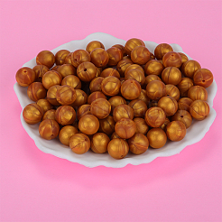 Perles focales rondes en silicone&nbsp;SI-JX0046A-13