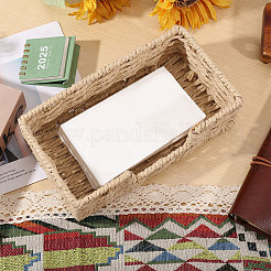 Papierseil-gewebte Taschentuchbox&nbsp;AJEW-WH0410-104