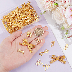 100 шт. подвески и звенья из сплава в виде банта&nbsp;FIND-GA0004-85