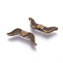 Сплавочные овальные бусины тибетского стиля &nbsp;TIBEB-6803-AB-LF