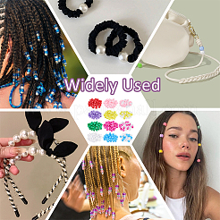 360шт 12 цвета пластиковые европейские бусины KY-NB0001-66