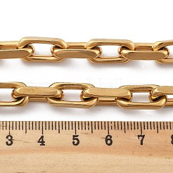 Ионное покрытие (ip) 304 нержавеющая сталь скрепки цепи ожерелья для женщин мужчин NJEW-U019-03G