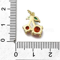 Латунные микропаве прозрачные подвески с фианитом&nbsp;X-ZIRC-I070-080G