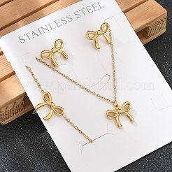 Sets aus Schleifenohrsteckern&nbsp;SJEW-Q001-02G