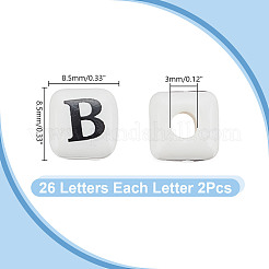 52шт 26 стиля фарфоровые бусины ручной работы PORC-AR0001-16